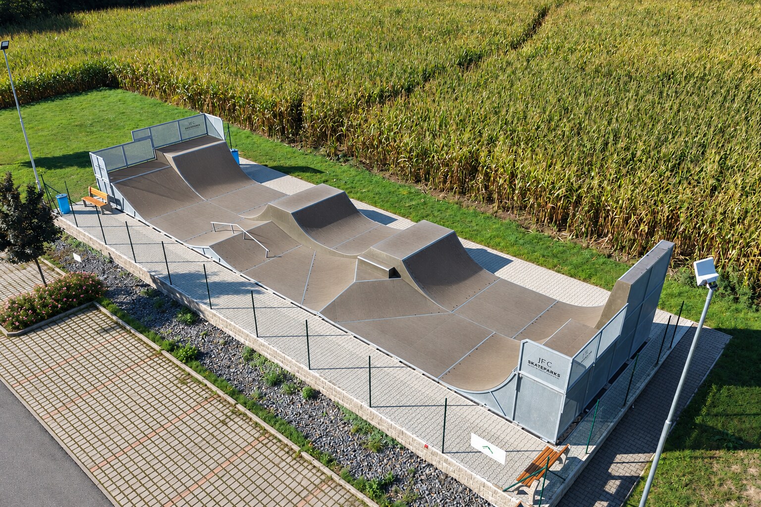 Monolitický skatepark JF Construction ve Stonavě